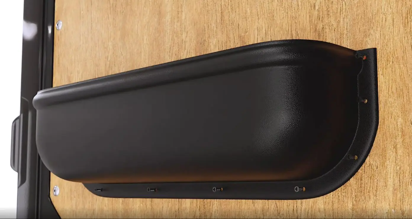 ประตูรถกล่องเก็บสําหรับ Van Camper Universal Fit แผงประตูถาด Armrest Organizer ฝาครอบรถอุปกรณ์เสริมกล่อง