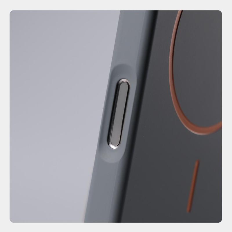 Ultrathin Simple Magsafe Phone Case for Iphone 16 Pro Max 15 Pro 14 13 12 Matte Hit Color Lens Wireless Charging Hard PC Cover