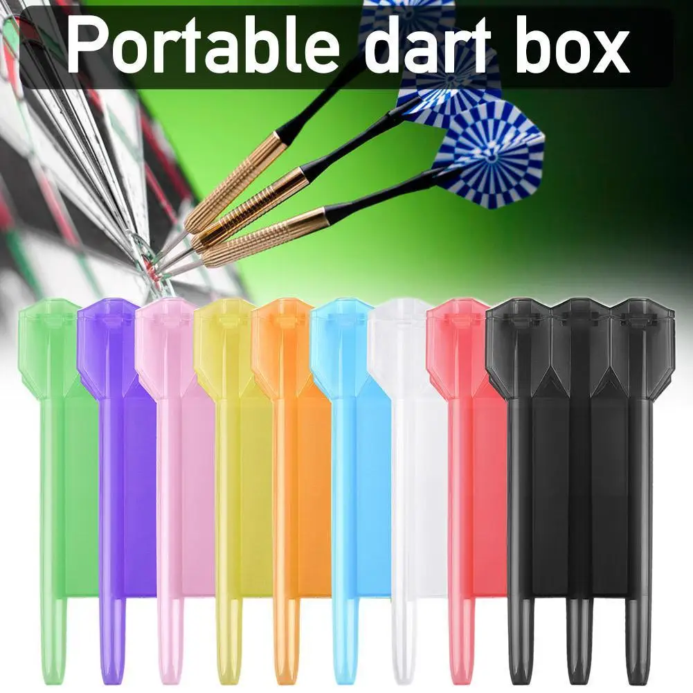 Tragbare Nylon-Tragetasche aus transparentem Kunststoff, geeignet für die meisten Darts, Upgrade-Stil, Kunststoff-Aufbewahrungsbox-Zubehör