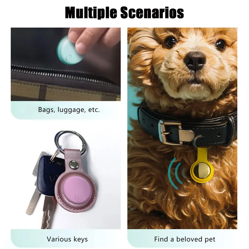 Xiaomi Smart Key Finder Locator GPS Tracking Device Bluetooth Anti Lost Tag Alarm Reminder работает с IOS и Android для поиска домашних животных