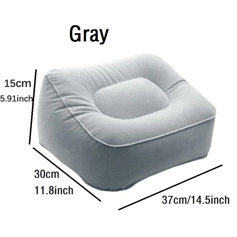 Cuscino gonfiabile per poggiapiedi in PVC per viaggi, ufficio, casa, gambe, piedi rilassanti, strumenti sotto il cuscino d'aria per poggiapiedi da scrivania