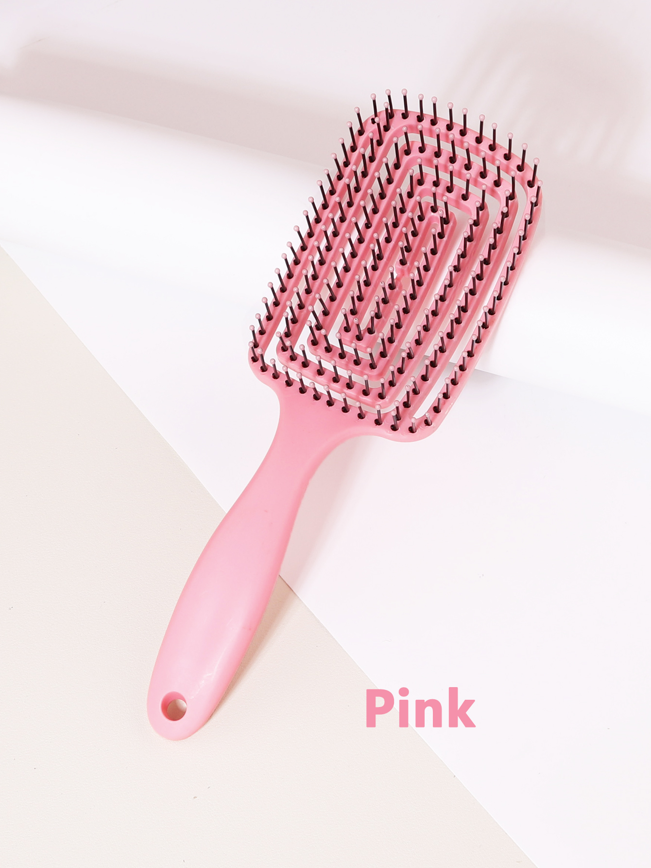 1 Uds. Herramienta de peinado de cabello ahuecada antiestática de masaje adecuada para cabello largo, grueso, fino y rizado, especial para pelucas de cabello real