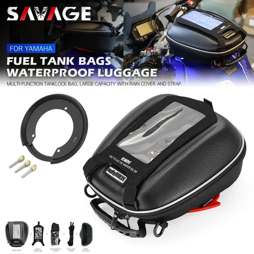 Bolsa de depósito para motocicleta, mochila para YAMAHA FZ6 FZ8 FZ1 XJ6 MT03 MT25 MT10 YZF R1 R3 R6 R7 XSR 125 155 XJR FJR 1300, equipaje de carreras