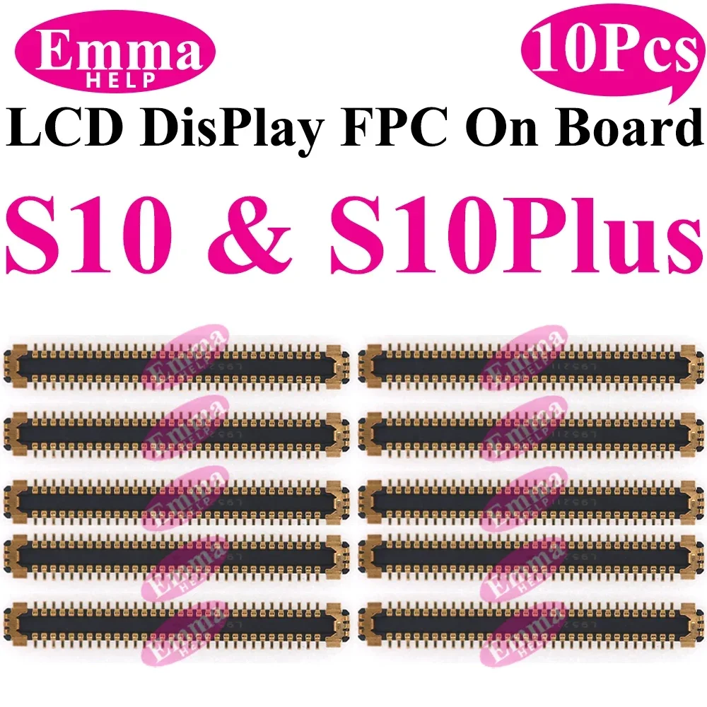 10Pcs LCD Display Bildschirm FPC Stecker Für Samsung S21 Plus S22 Ultra S23 S24 S20 FE USB Ladegerät Auf mainboard Stecker Flex Kabel