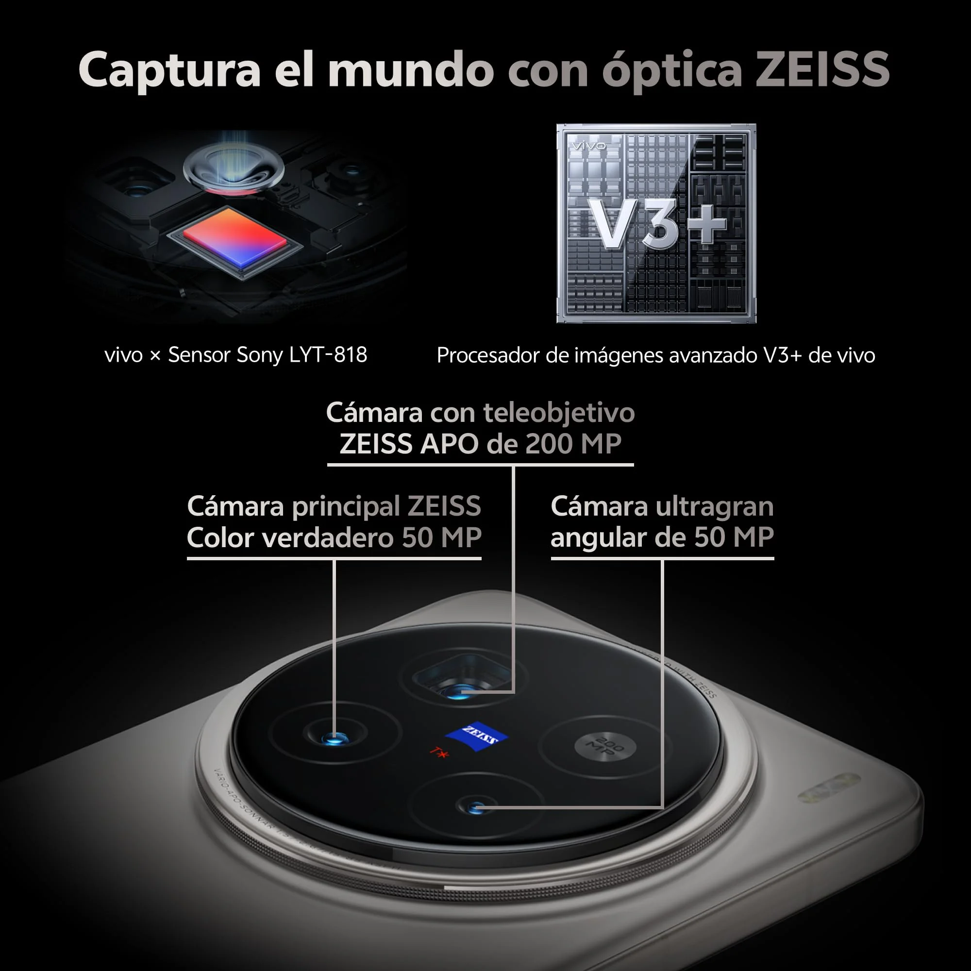 Version mondiale vivo X200 Pro 5G smartphone android 15 MediaTek Dimensity 9400 6.78″ Display 200MP Camera 6000 mAh Battery