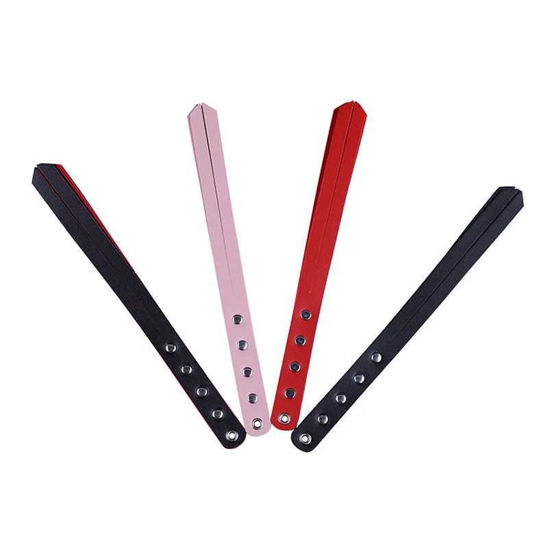PU หนัง Paddle Slapper แส้สําหรับม้าการฝึกอบรมเพิ่มความเจ็บปวดการฝึกอบรมขี่ม้าแส้ขี่ม้าพืช