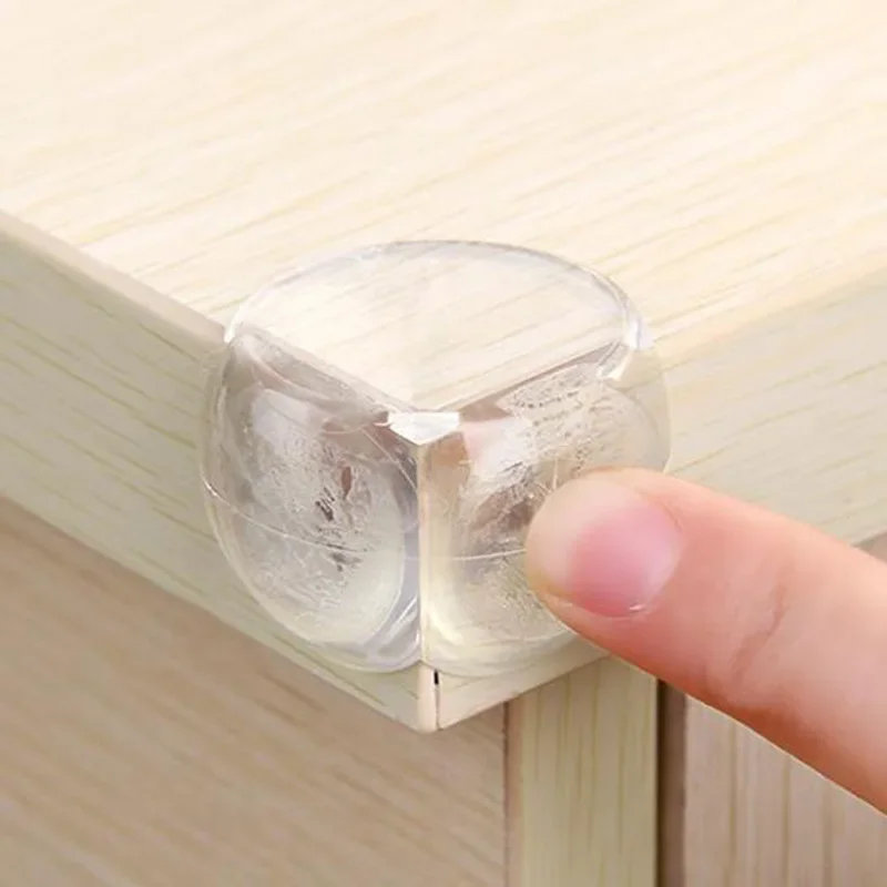 4 Trong Suốt Hình Dạng Bóng Bịt Góc Bàn Bảo Vệ An Toàn Cho Bé Đồ Nội Thất Góc Cận Vệ Tập Đi Chống Va Chạm Edge