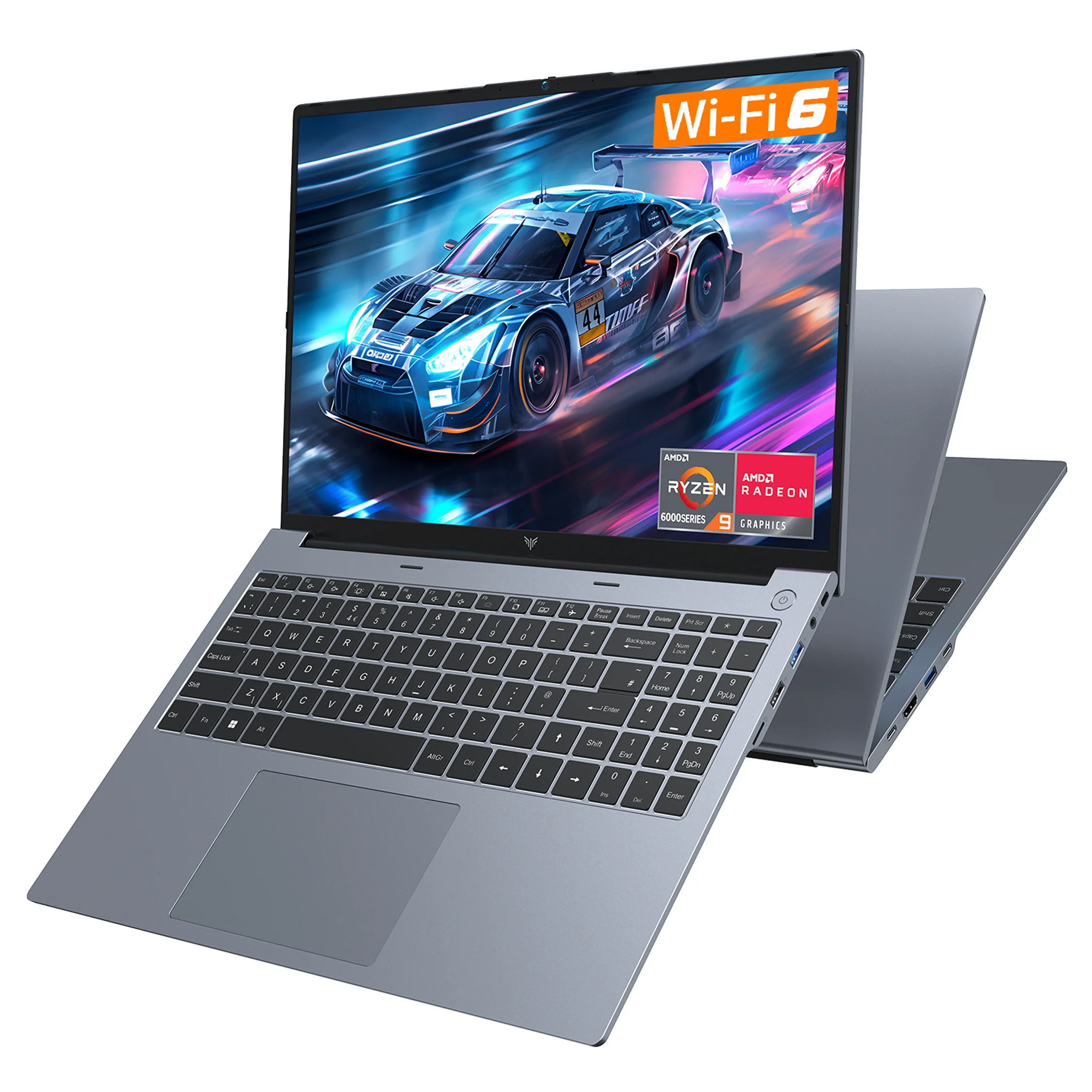 ACEMAGIC Laptop 16 cali FHD Laptop do gier AMD Ryzen 9 6900HX 16 GB RAM 512 GB SSD Windows 11 Pro Notebook Podświetlana klawiatura KB Wifi6 BT5.2