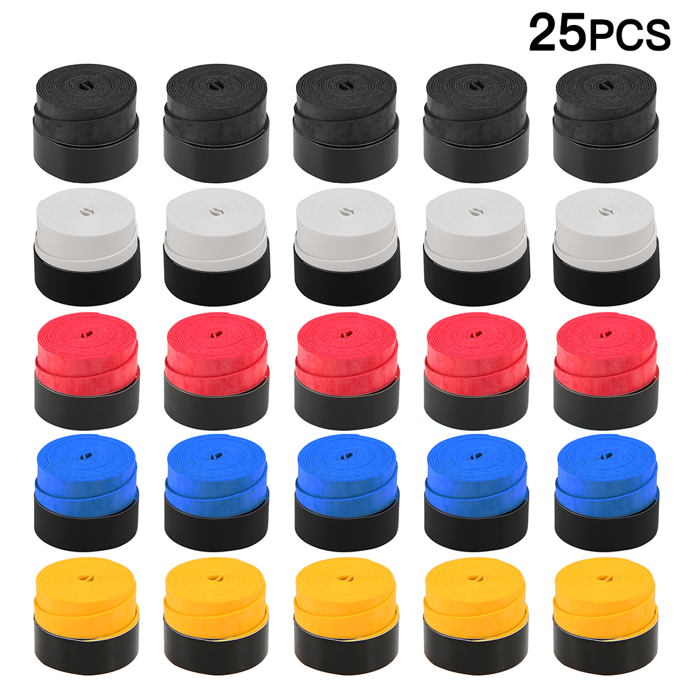 Poignées de raquette de badminton coordonnantes, bandeau anti-transpiration vibrant, paquet de 10