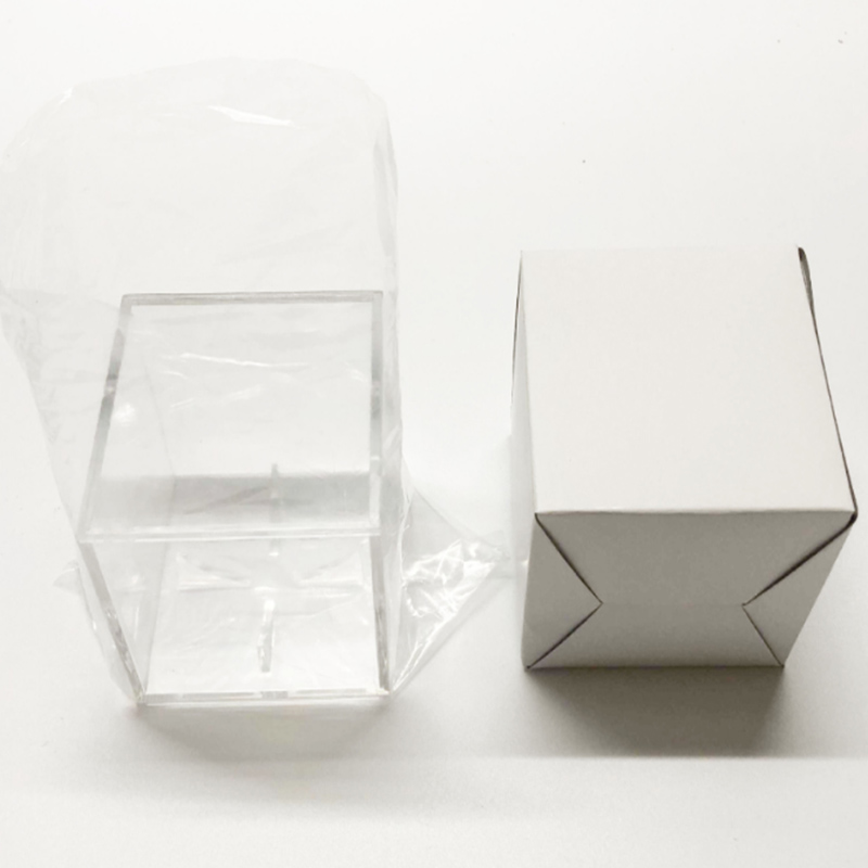 Caixa acrílica do armazenamento do basebol, caixa transparente, acrílico, 80x80x80, 1PC