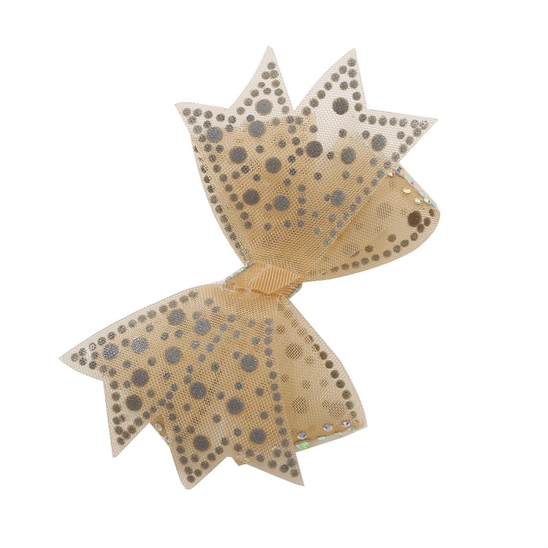 Shiny Bows Shoes Decoration Wedding High Heel Charm Mesh Hot Stamping Diamond Bow Shoe Buckle Accessories