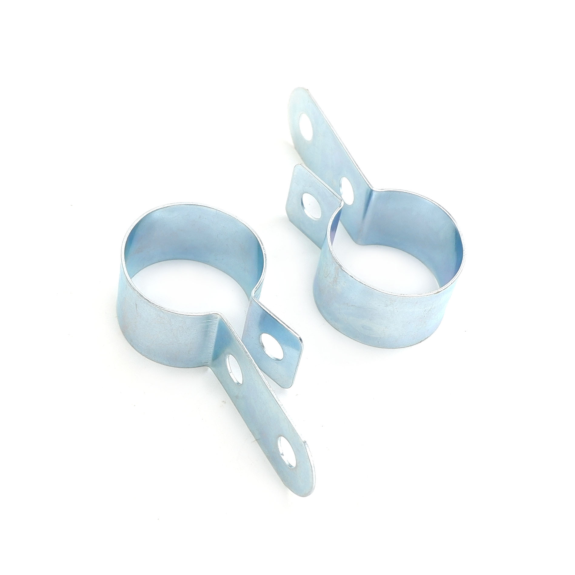 4 個 24 ミリメートル-28 ミリメートル空気ディーゼルヒーター排気管 P クリップクランプ鋼ブラケット車のトラックバンキャンピングカーに適合