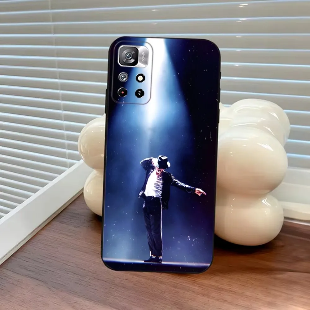 Casing ponsel penyanyi m-michael j-jackson untuk Samsung S25,S24,S23,S22,S21,FE,S30,S20,S10,Plus,Ultra,Lite 5G penutup silikon