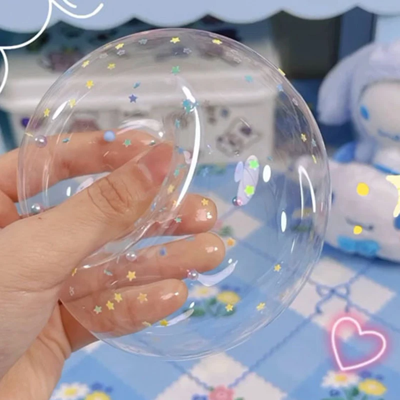 PET Nano Glue Knead Music Double Sided Tape Blow Bubbles Full Set Of Nano Tape Bubble Blowing Decompression Toy Stickers