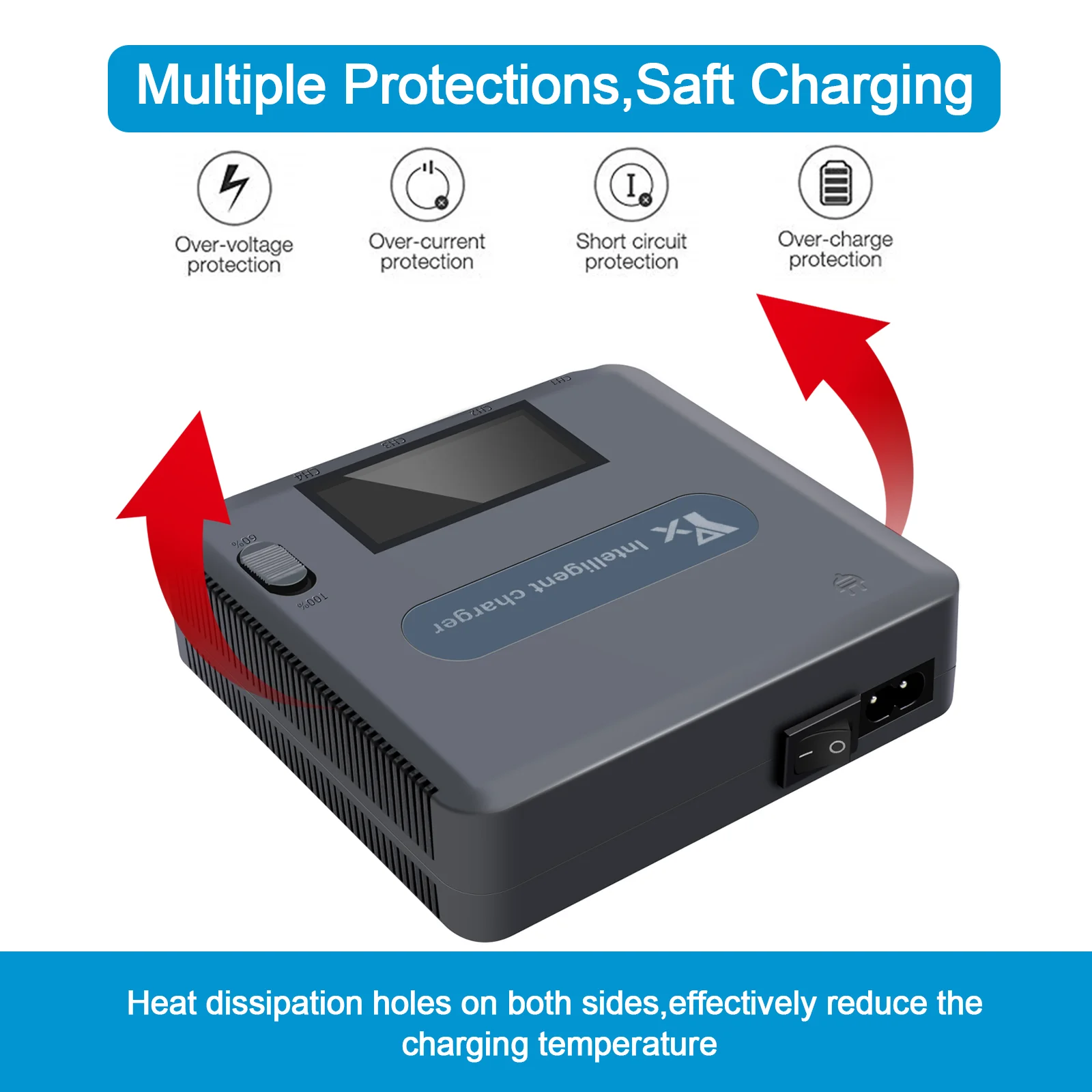ใหม่สำหรับ Mavic Air 2 /2S Drone 6in1แบตเตอรี่ชาร์จพอร์ต USB รีโมทคอนโทรลชาร์จ Hub smart Multi Charger อุปกรณ์เสริม