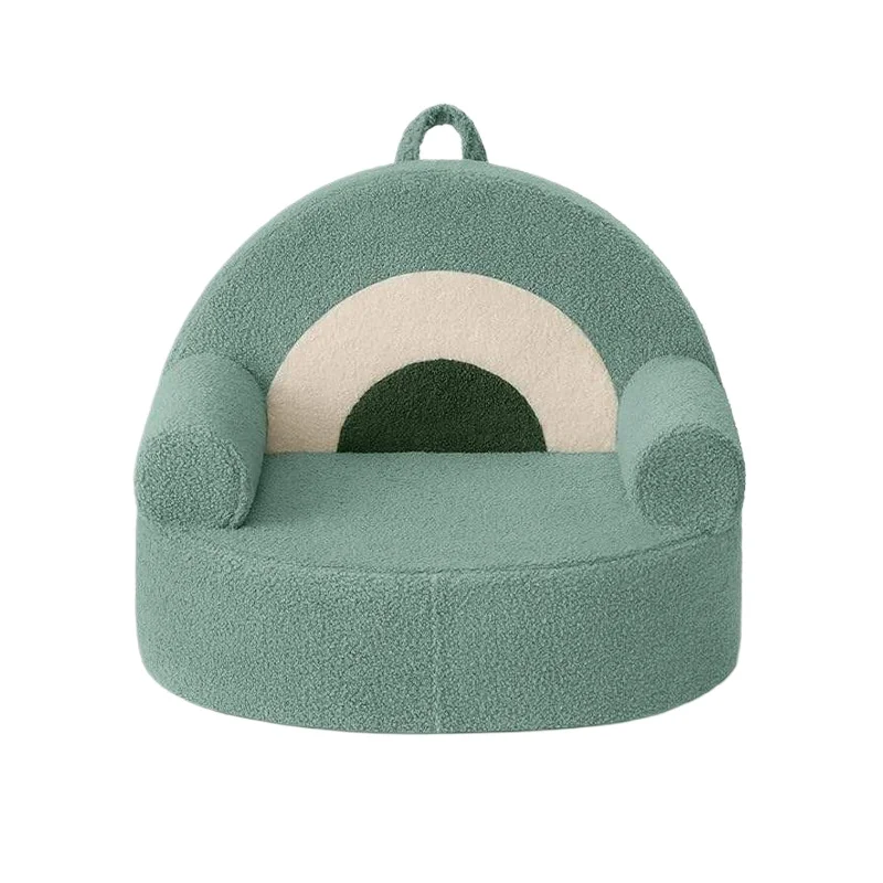 Foldable children's sponge sofa baby play cartoon seat vacuum packaging can be customized wholesale