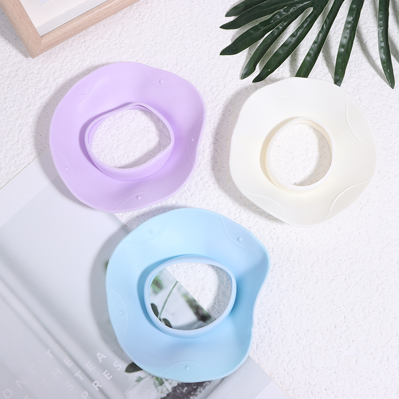 1 paio di accessori per capelli impermeabili in Silicone tinta unita per il lavaggio del viso Spa cinturino per orologio da polso copricapo trucco fatto a mano