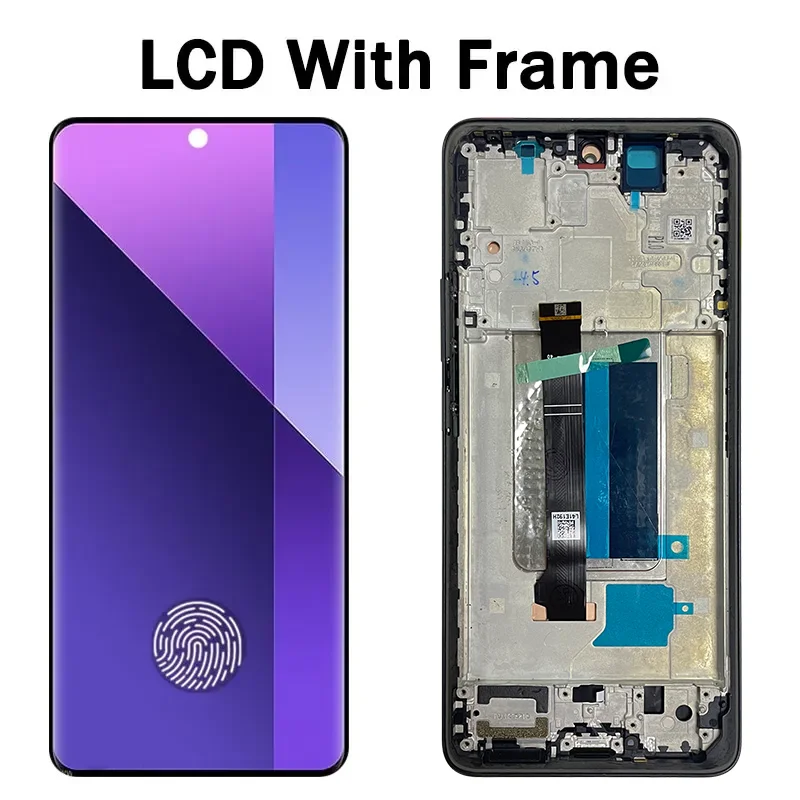6,67 Zoll AMOLED für Xiaomi Redmi Note 13 Pro+ Plus 5G 23090RA98C 23090RA98G LCD-Display Touchscreen-Digitizer-Baugruppe