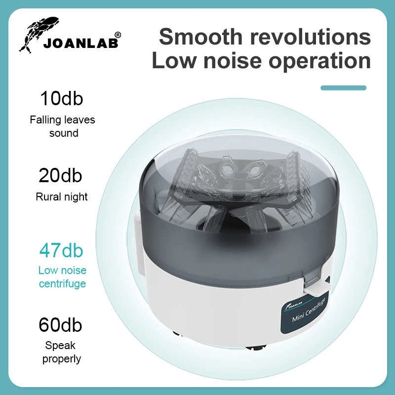 JOANLAB Mini Centrifuga Macchina Centrifuga al Plasma Pcr Laboratorio Microcentrifuga 4000 giri/min 7000 giri/min Per Tubo Centrifuga da 0.2/1.5/2 ml