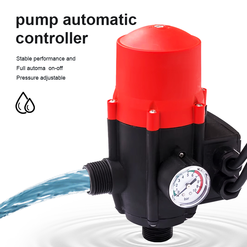 Controlador de pressão automático ajustável, uma polegada, bomba autoescorvante, fluxo de água, interruptor de pressão eletrônico, acessórios de hardware