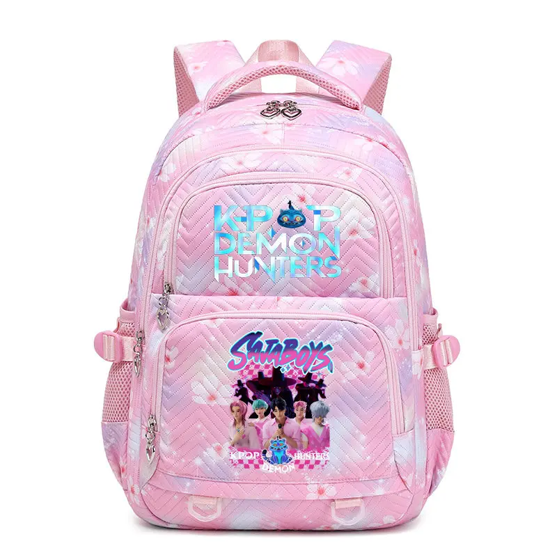K-Pop Demon Hunters Huntrix рюкзак женский модный милый дорожный рюкзак с героями мультфильмов спортивная водонепроницаемая школьная сумка на открытом воздухе