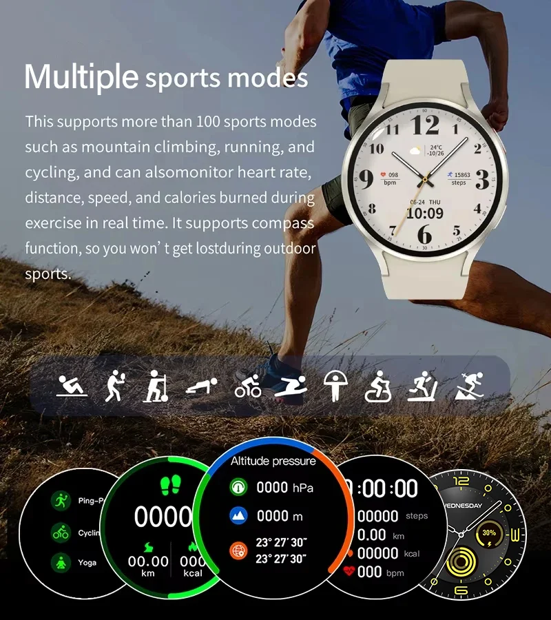 KESHUYOU Nova Moda Feminina Relógio Inteligente 6 Chamadas Bluetooth Monitoramento de Saúde Alarme Esportes Masculinos Smartwatch