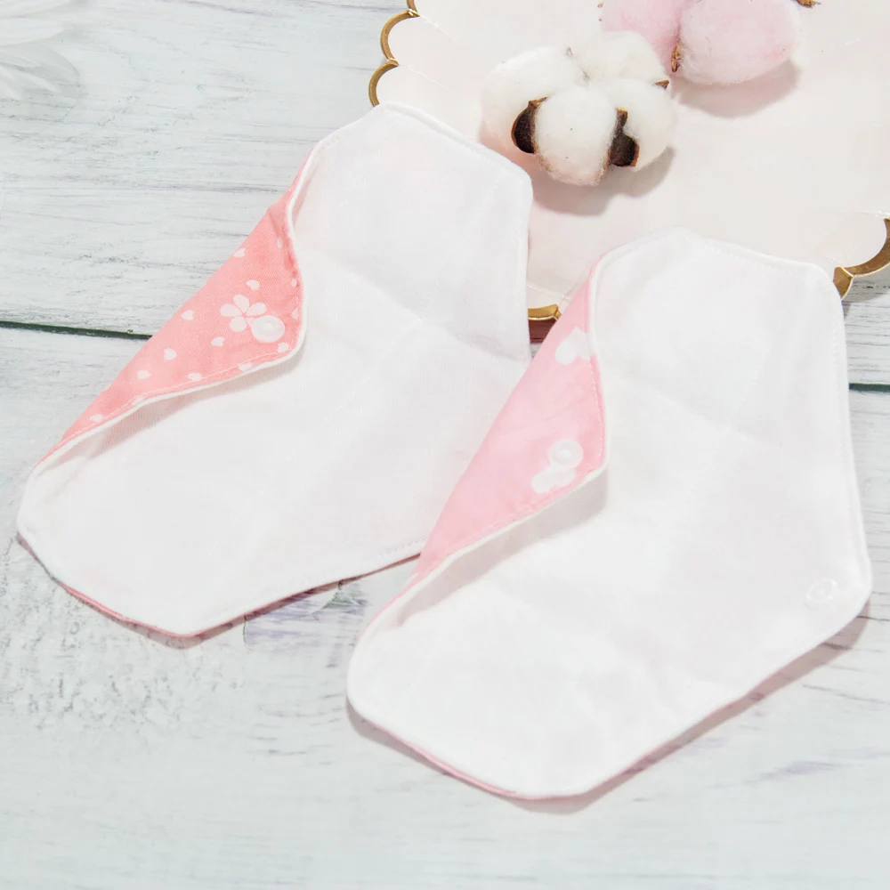 180 mm wiederverwendbare Menstruationseinlagen, waschbare Damenbinden, Baumwolle, Damenbinden, weiche Damen-Slipeinlage, Damenhygiene