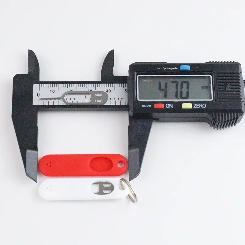 Pino de remoção de chave de cartão sim, chaveiro criativo, ferramenta de remoção anti-perda, acessórios adequados para smartphone, tablet, abertura de bandeja de cartão