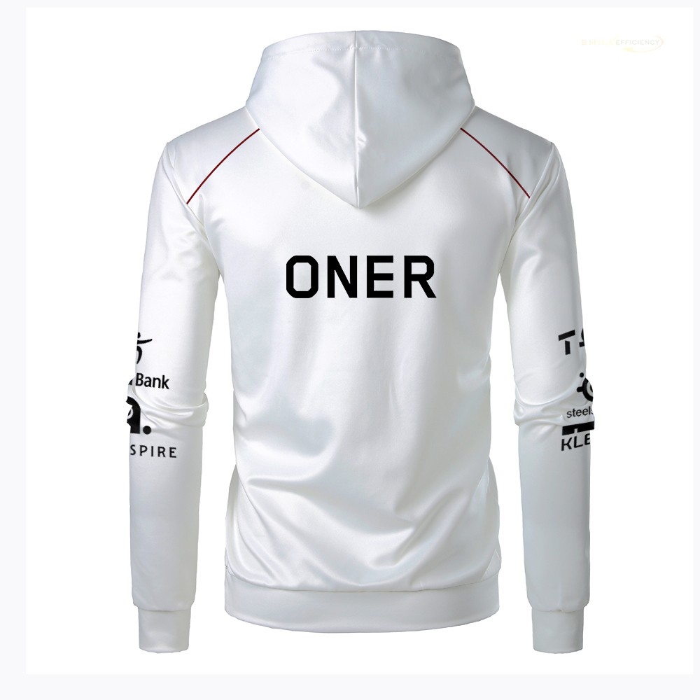 2024 새로운 T1 Esports 팀 유니폼 지퍼 업 까마귀 리그 오브 전설 세계 결승전 저지 Hoody Faker 팬 남성 훈련 의류 맞춤