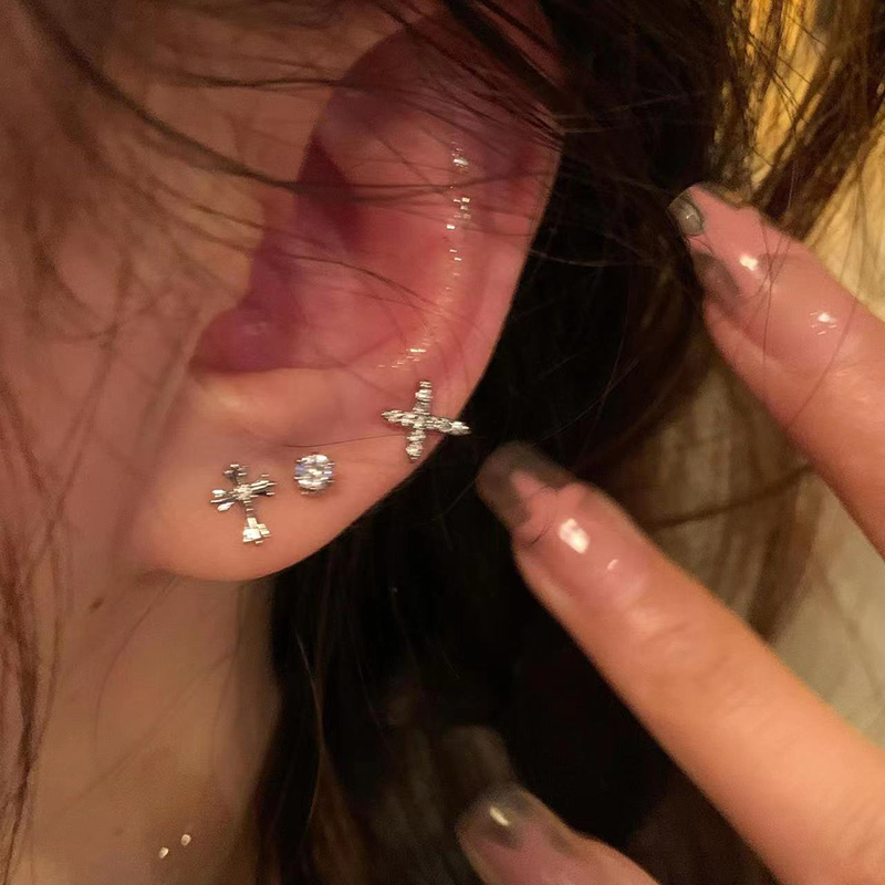 6 шт./набор, женские серьги-гвоздики