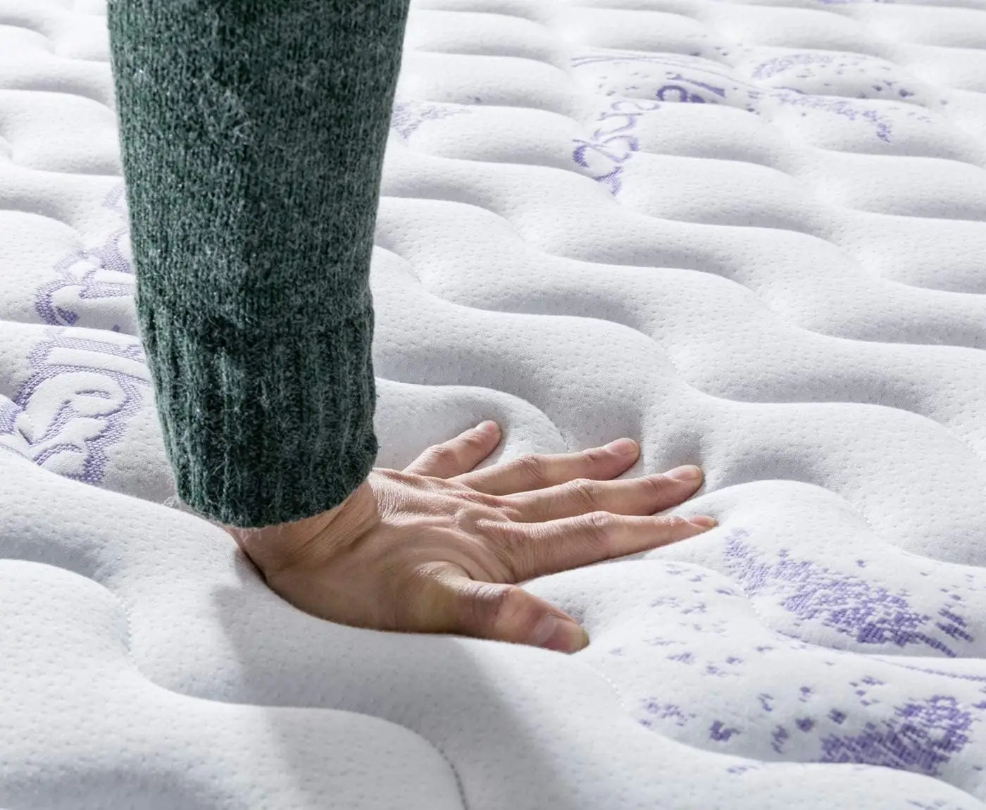 Double Mattress, 10 Inch Hybrid Mattress Double Size with Breathable Memory Foam and Individual Pocket Spring-Medium F