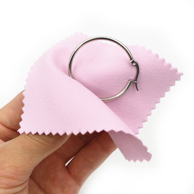 10 pièces chiffon de polissage couleur argent nettoyage chiffon de polissage doux lingette propre chiffon d'essuyage pour argent or bijoux outils