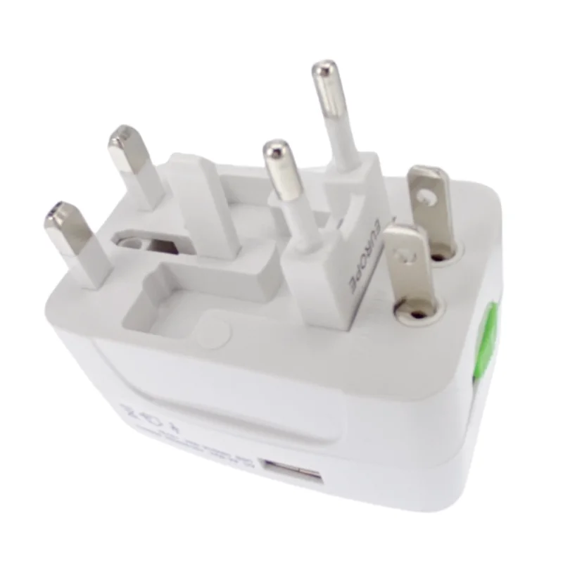 Universele stekkeradapter Internationaal Europees EU VS AU UK Reisadapter Elektrische AC-oplader Converter stopcontact