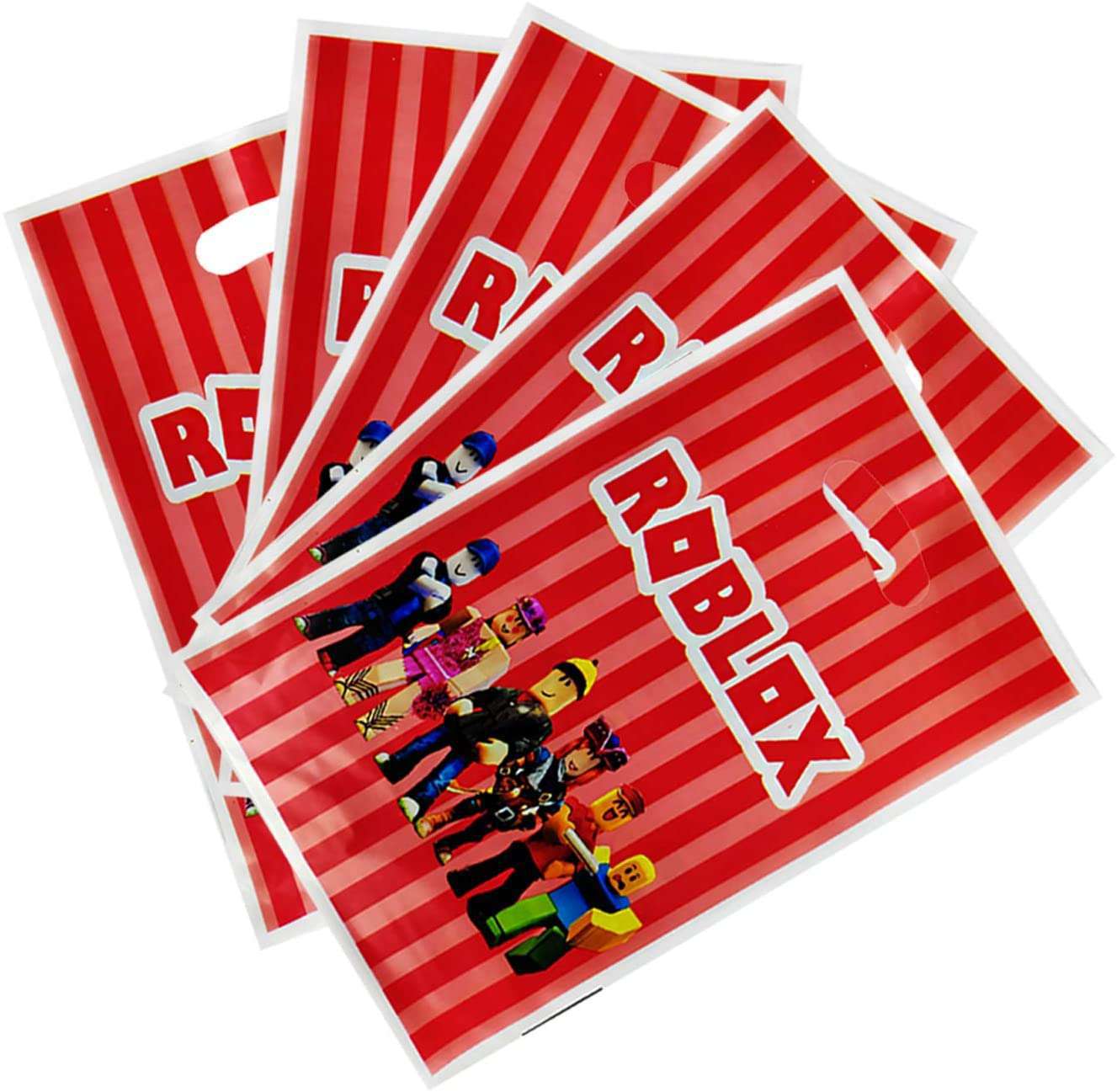 ホットゲーム Roblox 誕生日パーティーの装飾女の子男の子好意感謝ギフトパッケージギフトボックスベビーシャワープラスチックパック