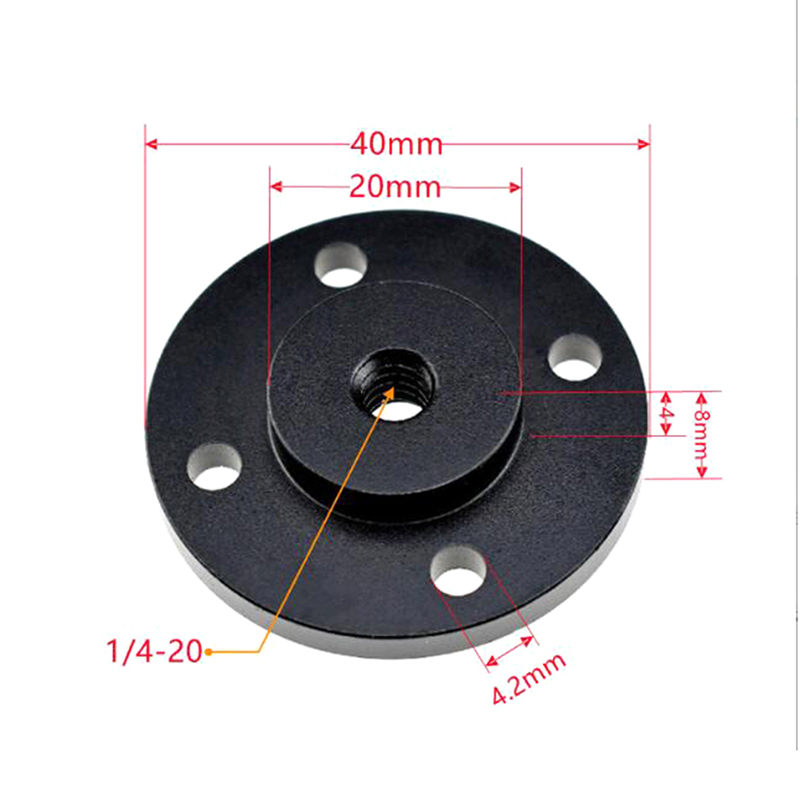 Hot Shoe Mount Metal 1/4" Inch Thread Screw Nut Adapter Tripod Bracket SLR Dslr Cameras Flash Photography Accessories