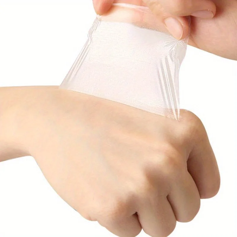 100 sztuk/50 sztuk medyczna taśma klejąca przezroczysta taśma PU antyalergiczna lecznicza opatrunek na ranę taśma mocująca tynk wodoodporny
