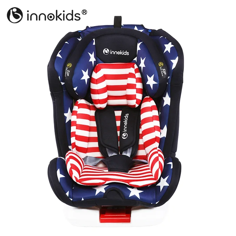 Innokids เด็กความปลอดภัยที่นั่ง 360 องศาหมุนรถ 0-12 ปีนั่งและวาง Isofix Latch interfa ทารกรถที่นั่ง