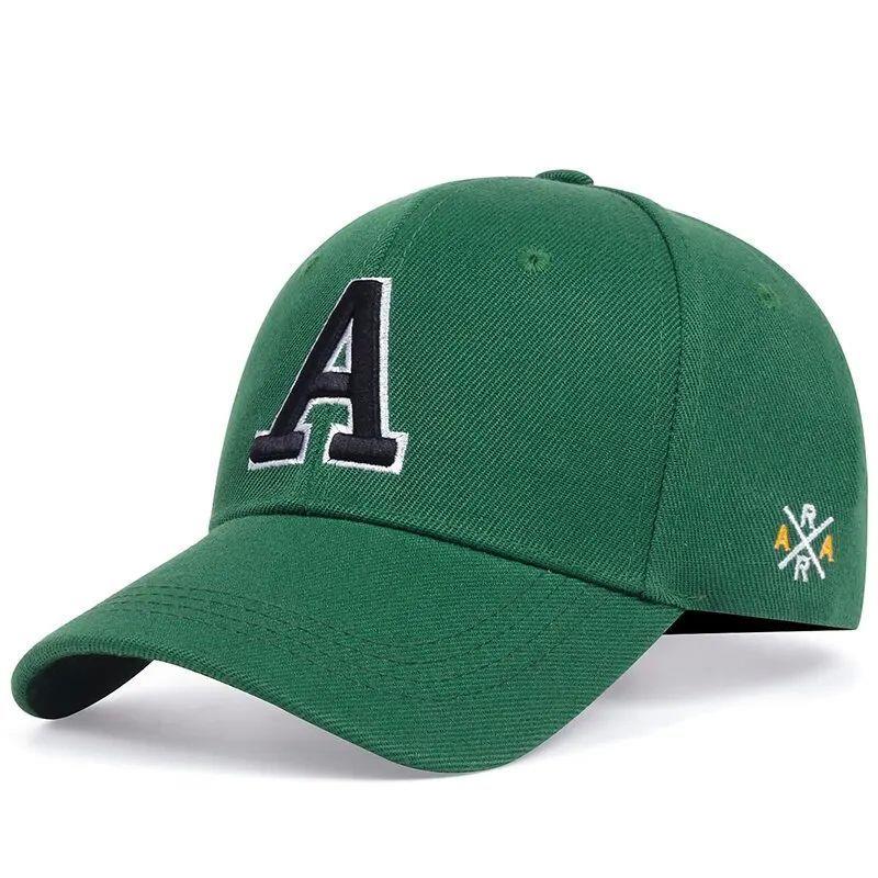 Casquettes de baseball unisexes avec lettre A brodée, chapeau décontracté réglable, chapeau de protection solaire, printemps et automne, extérieur