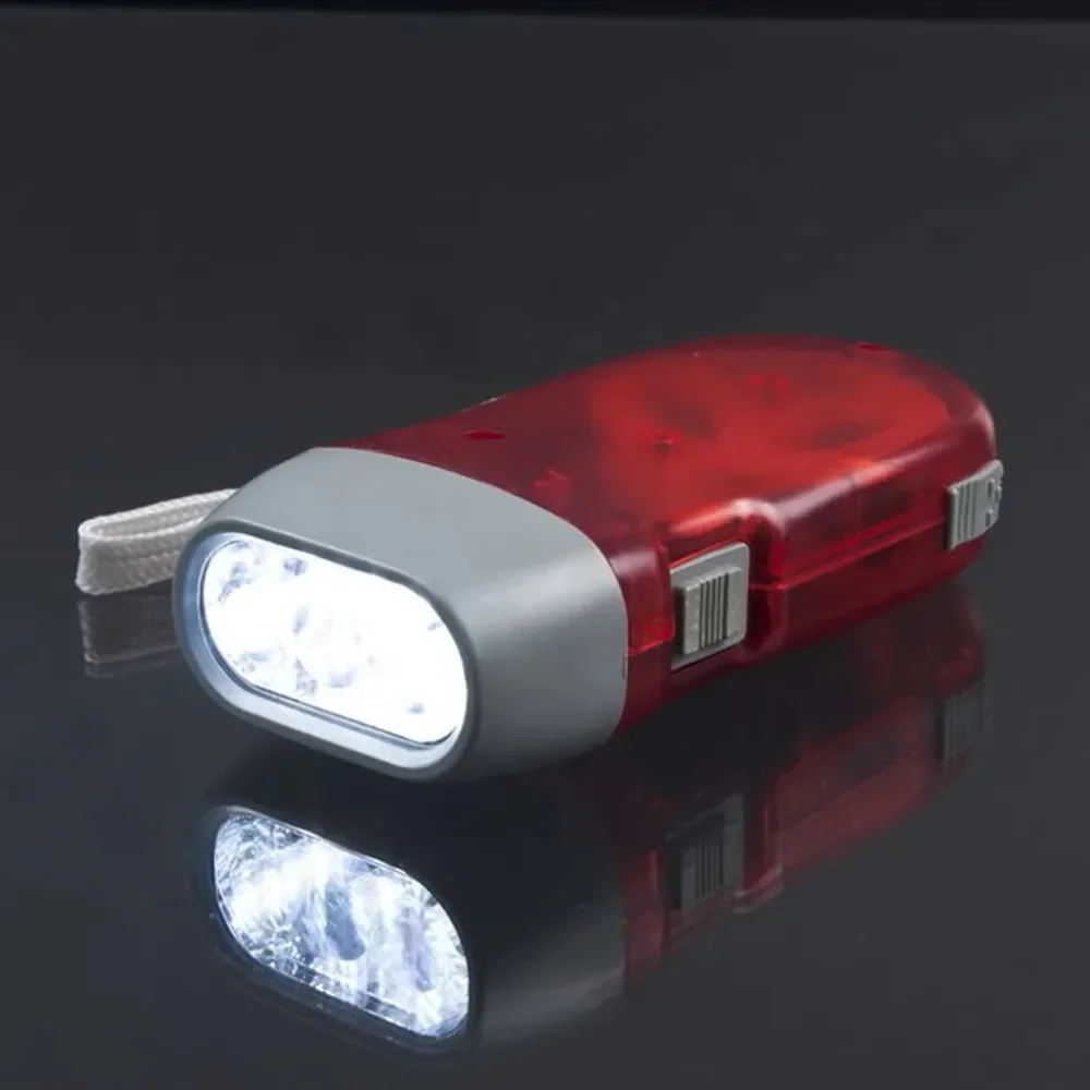 Lanternas Auto-Geradoras, Luz LED, Pressurizado e Recarregável, Ao Ar Livre Usado para Camping Noturno e Ciclismo, Rainproo