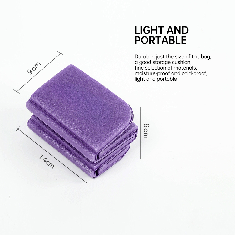 Almohadilla plegable XPE de espuma para exteriores, almohadilla impermeable portátil adecuada para mochilas de senderismo, cojín para senderismo y montañismo