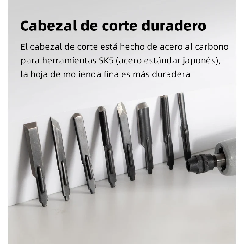 Cincel eléctrico de 220V para carpintería, herramienta de cuchillo para tallado de raíces, escultura de carpintero, cincel potente para tallado de madera