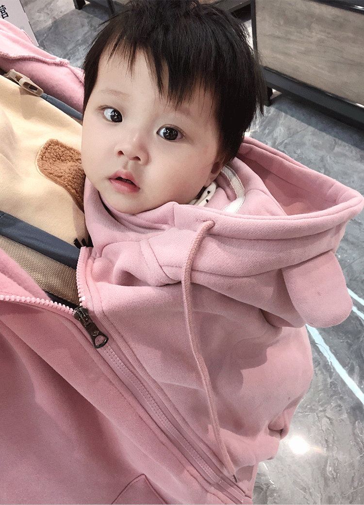 Ropa de invierno para embarazadas, portabebés de maternidad, Sudadera con capucha, abrigo, chaqueta de maternidad de invierno, abrigo para Baby Shower, abrigo portabebés