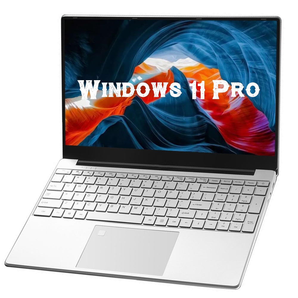 CARBAYTA Portátil IPS ultraligero y liviano de 15,6": 16 GB de RAM, Intel Celeron de 11.a generación, Windows 11 Pro para Peak Efficiency