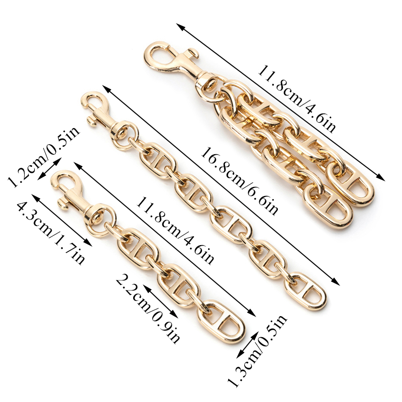 Metalen ketting voor dames Tasriem Verlenging Handtas Handvatten Schoudertasriem Vervanging Portemonnee Diy Keten Tasaccessoires