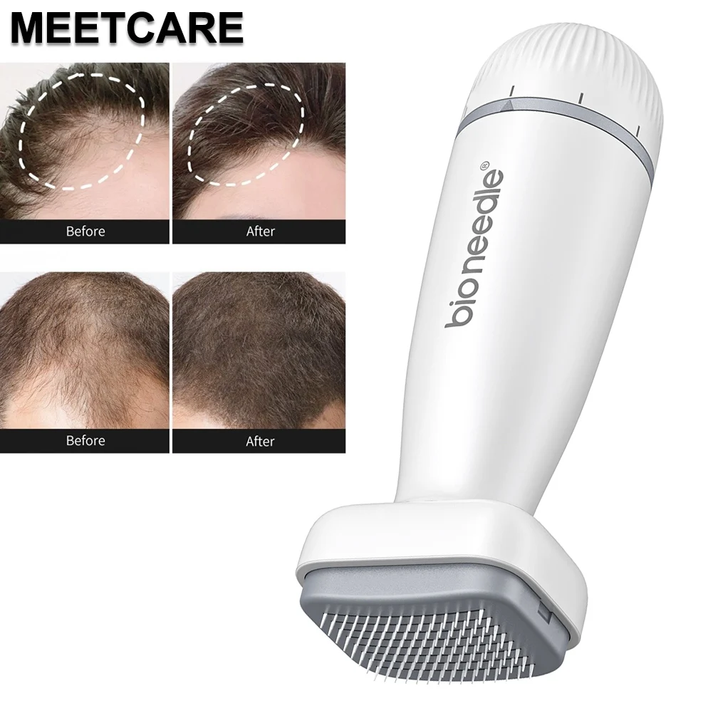 120pin bio derma selo rolo ajustar agulha derma microagulha caneta para crescimento do cabelo da barba microagulhamento sistema dermaroller