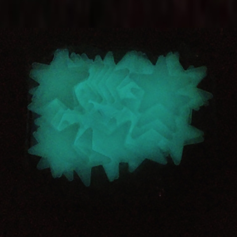 PVC ดาวเรืองแสงสติกเกอร์ส่องสว่างใน Dark Night Fluorescent Wall Art Decals สําหรับห้องเด็กเพดาน Home Festival Party ตกแต่ง