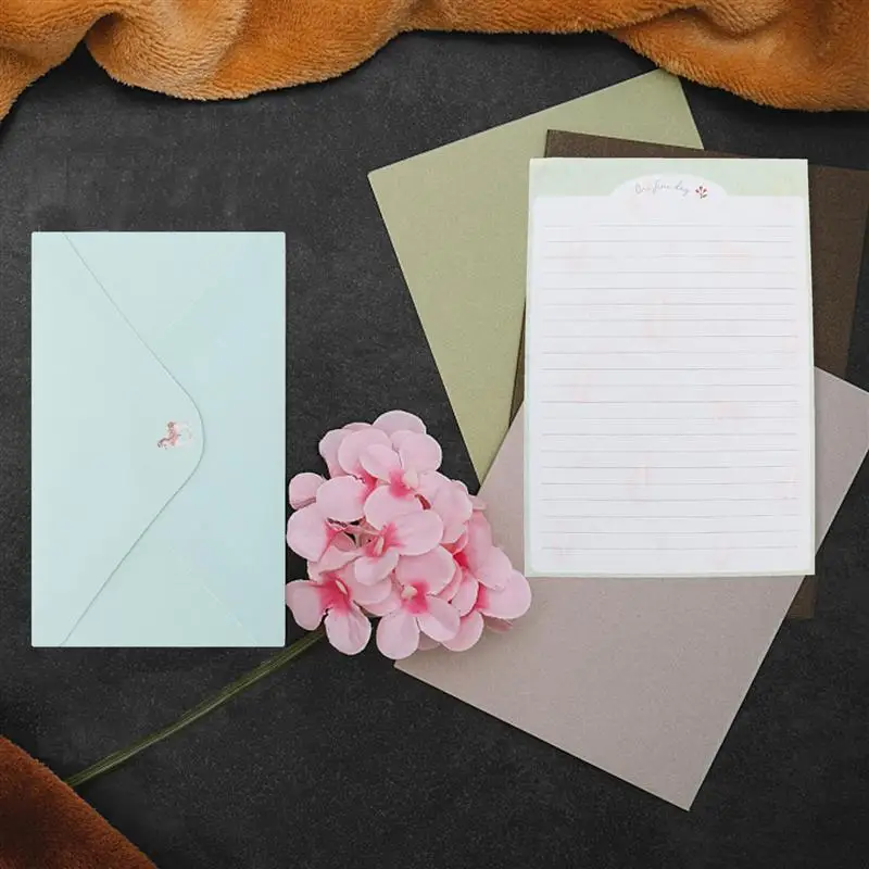 54 Chiếc Đẹp Viết Văn Phòng Phẩm Giấy Bộ A5 Thư Giấy Bao Thư Bộ