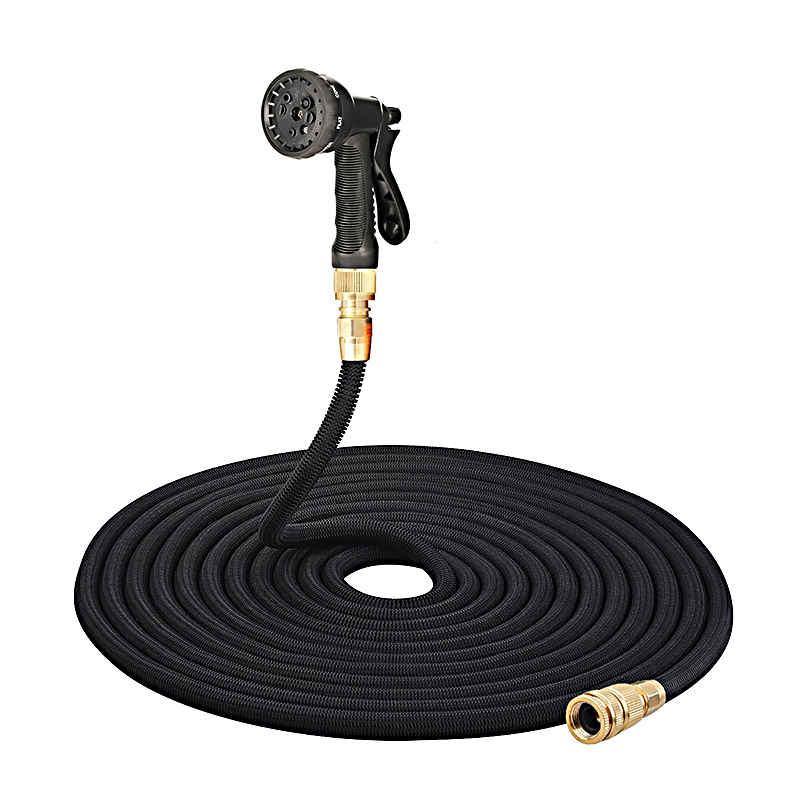 Carrete de manguera de agua para jardín, manguera de riego expandible, alta presión, Flexible, para lavado de coches, riego de jardín, manguera mágica