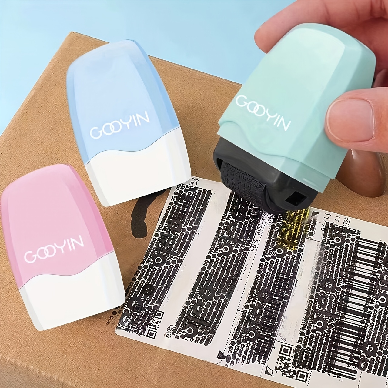 Datenschutzsiegel – multifunktionale Rollen, geeignet für Dokumente, Rechnungen, Finanzinformationen, eine Rolle, sichere Versiegelungen