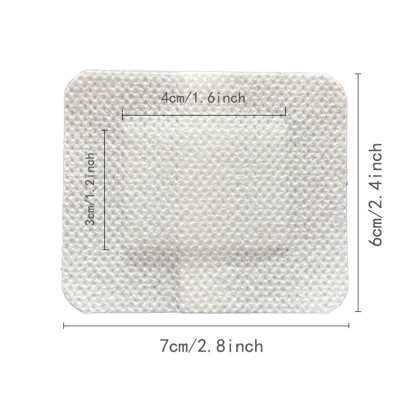 12/25/50 Stücke Große Größe Hypoallergen Vlies Wundauflage Pflaster Verband Große Wunde Erste Hilfe 6*7 cm